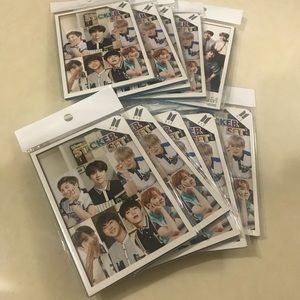 BTS Photo Sticker Set